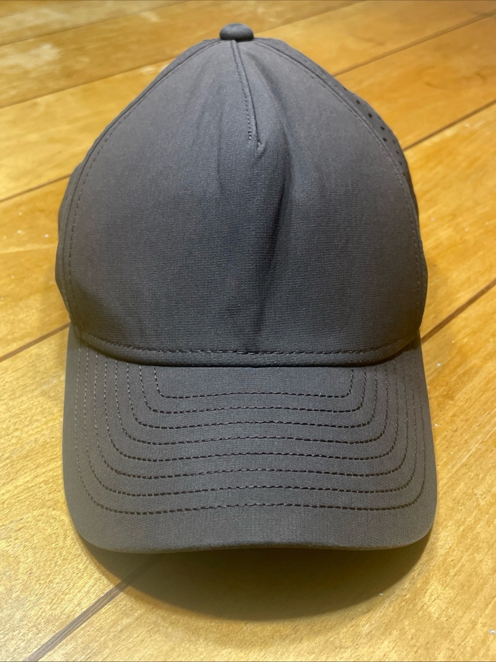 Melin Odyssey Hat Adjustable Cap Black Perforated SnapBack Performance Outdoor